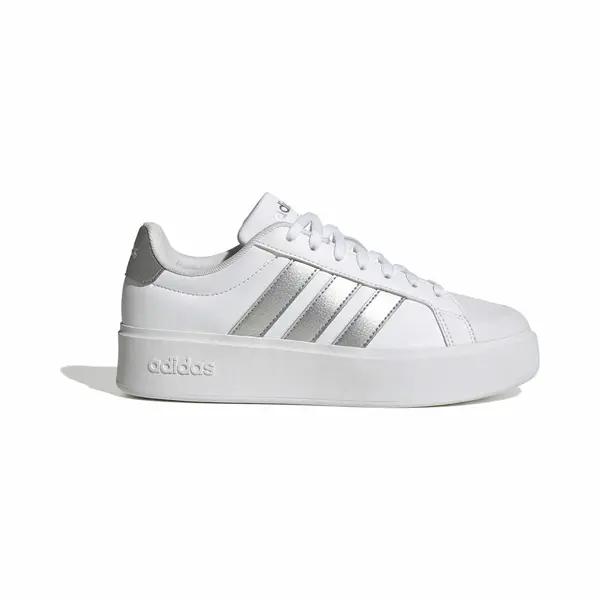 Adidas Dames Streettalk Bold Sneaker Dames Plateau Schoenen KJ3857 Wit/zilver thumbnail