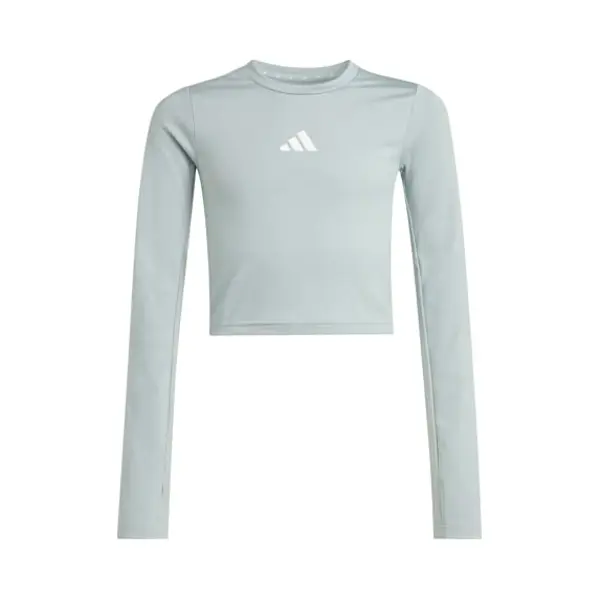 Adidas Girl's Techfit Longsleeve Tee, Wonder Sage/White, 14-15 Years thumbnail
