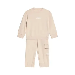 Adidas Sportswear Trainingspak 'Essentials' Beige / Wit