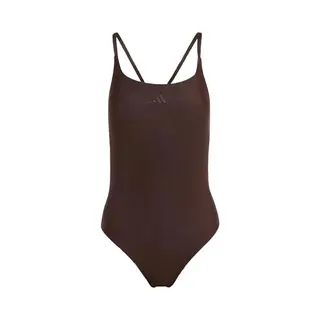 Adidas Sportswear Sportbadpak 'Iconisea Ribbed Padded Thin Straps' Bruin