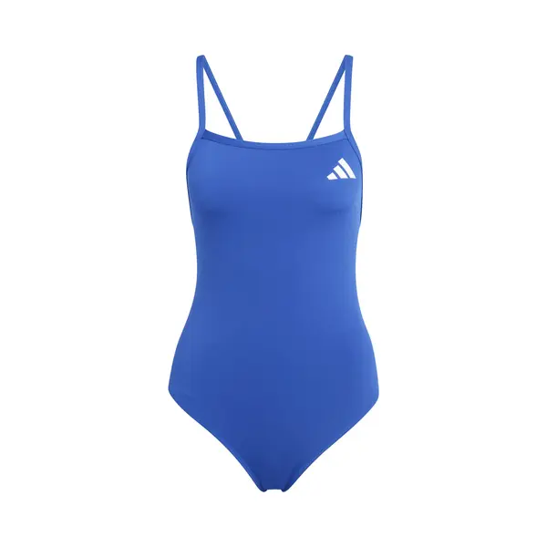 Adidas Performance Zwempak Met V-rug En Dunne Bandjes - Dames - Blauw thumbnail