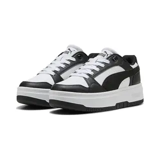 Puma Women's Rebound Femme Low Sneaker, White Black, 6.5 Uk