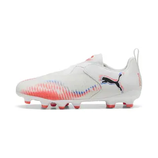 Puma Boy's 8 Match Laceless Juniors Firm Ground Football Boots - Red - Size, 4.5 37.5