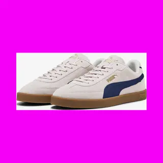 Puma Club Ii Era Suede Shoes Light Pink Navy Blue - 37