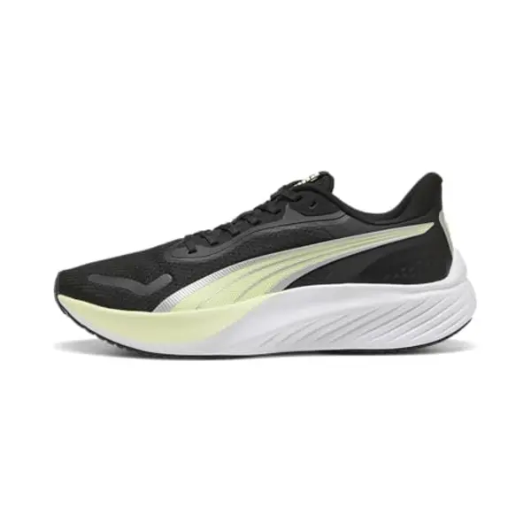 Puma Loopschoen 'Pounce Lite' Zilvergrijs / Appel / Zwart thumbnail
