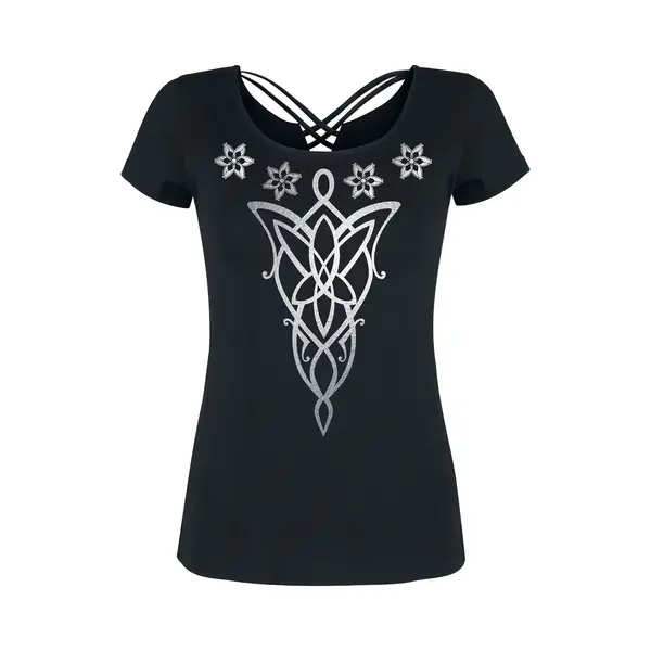 The Lord Of The Rings Evenstar T-Shirt Black thumbnail
