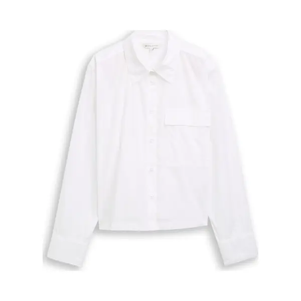 Tom Tailor Denim Blouse Wit thumbnail