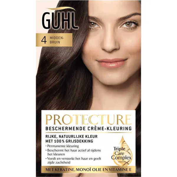 Guhl Natural Colors - No. 4 Middenbruin - Crème-kleuring - Haarverf thumbnail