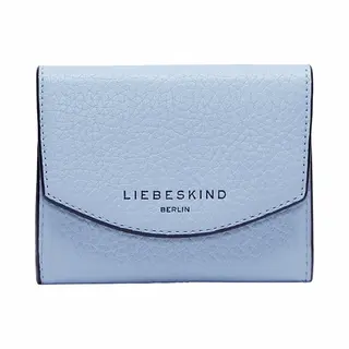 Liebeskind Berlin Leren Portemonnee Alessa 3 Pebble Louisa Wallet Breath Lichtblauw