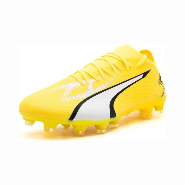 Puma, Vrouwen, Voetbalschoenen, Ultra Match Fg/Ag (44.5), Geel thumbnail