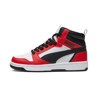 Puma, Unisex, Sneakers, Rebound V6 Mid Jr, Wit, (37.5)