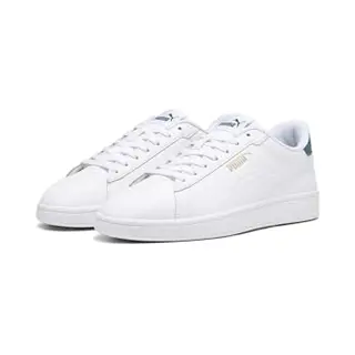 Puma Unisex Adults Puma Smash 3.0 L Sneakers, Puma White-Malachite-Puma Gold, 11 Uk