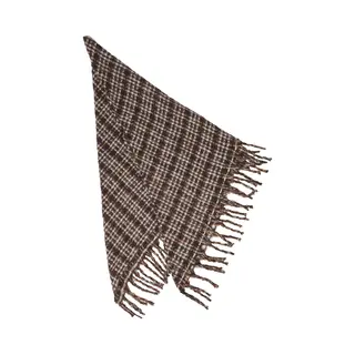 S.Oliver Sjaal Donkerbruin / Abrikoos / Wit
