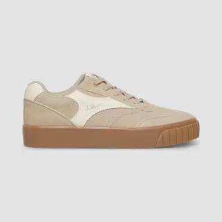 S.Oliver Leder-Sneaker Mit Plateau-Sohle