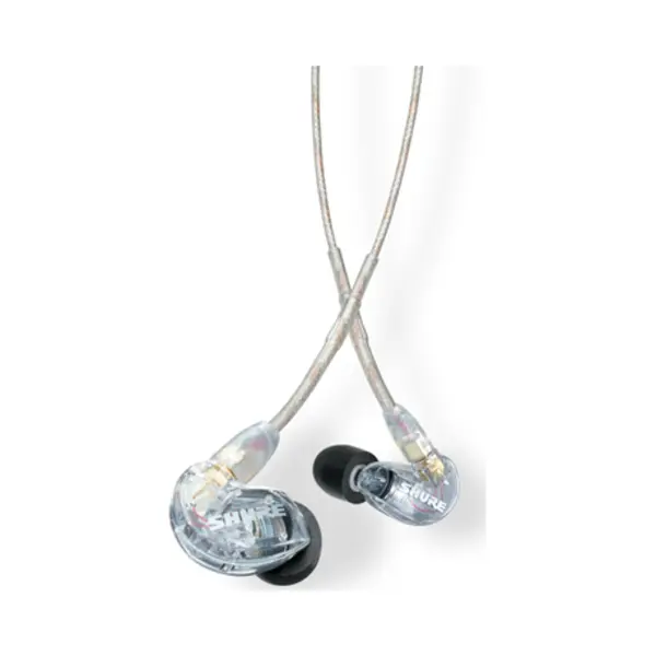 Shure SE215 Headset Wired & Wireless Ear-hook, In-ear Calls/Music Bluetooth Transparent thumbnail