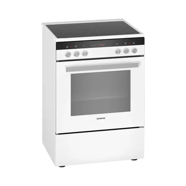 Siemens iQ300 HK9R3A220 Küchenherd Freistehender Herd Elektro Keramik Weiß thumbnail