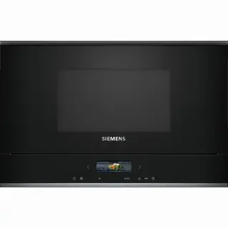 Siemens iQ700 BF722L1B1 Mikrowelle Einbau Solo Mikrowelle 21 L 900 W Schwarz