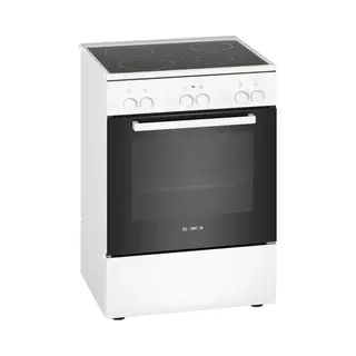 Bosch HKA090220 fornuis Vrijstaand fornuis Electrisch Keramisch Wit