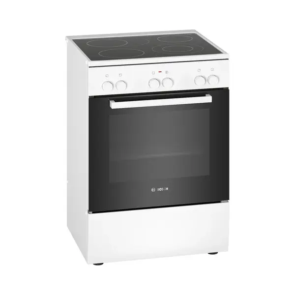 Bosch HKA090220 fornuis Vrijstaand fornuis Electrisch Keramisch Wit thumbnail