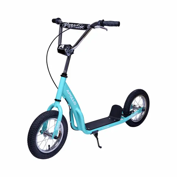 Apollo Scooter Retro Scooter Paradise City Roller Mit 12, 5 Zoll Luftreifen, Tretroller Für Kinder Und Jugendliche Mit Extra Breiter Trittfläche thumbnail