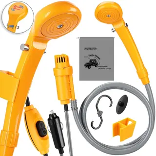Deuba® Campingdusche Gelb Mit Tauchpumpe