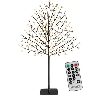 Monzana Kersenbloesem Lichtboom - Kerstverlichting Lichttakken Buiten En Binnen - 220 Cm