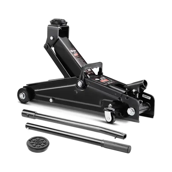 Deuba Hydraulische Krik - 3 Ton Belastbaar - Incl. Draagbeugel Zwart thumbnail