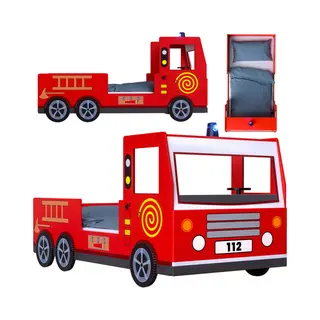 Deuba 990747 kinderbed Rood Mdf