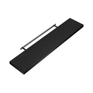 Casaria® Floating Shelf Black 110cm