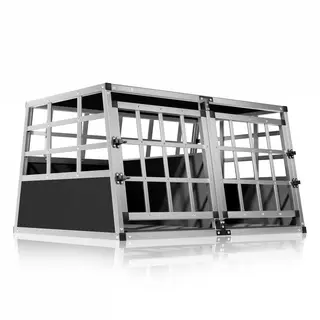 Cadoca® Transportbench Voor Honden Xl Aluminium 89x70x51cm