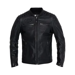 John Doe Leather Jacket Storm Black 3XL - Maat - Jas