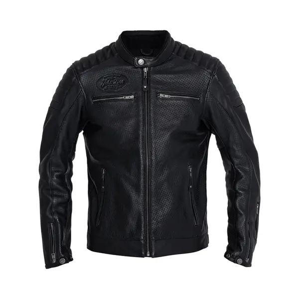 John Doe Motorradjacke Mit Protektoren Motorrad Jacke Storm Lederjacke Schwarz 3XL, Herren, Lifestyle, Ganzjährig thumbnail