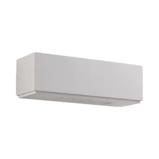 Lindby Lidby Wandlamp Benno, 29 Cm, Gips, Wit, Hoekig, G9