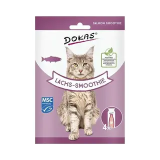 Dokas Kattensnack Zalm Smoothie 1x120g - Zalm