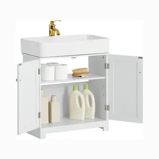 SoBuy BZR18-W make-uptafel & set