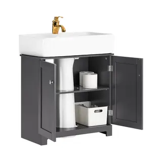 SoBuy BZR18-Ii-Dg make-uptafel & set