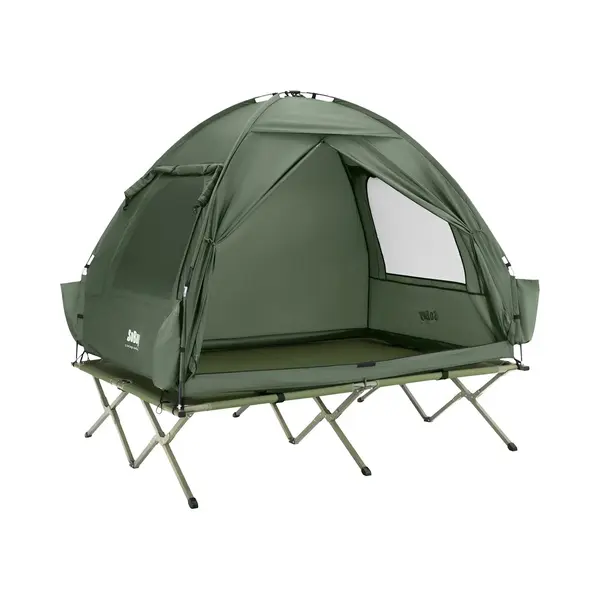 SoBuy 3in1-Zelt Campingzelt Outdoor 2 Person Grün 193x188x145cm OGS32-Ii-L-Gr thumbnail