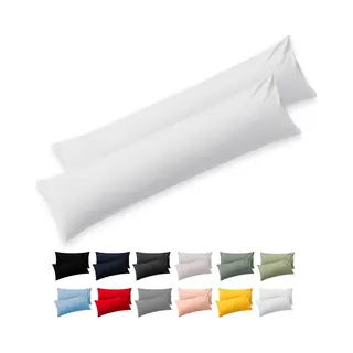 Blumtal Premium Kussensloop, 40 X 145 Cm, Katoen, 2 Stuks, Oeko-Tex Gecertificeerd, 100% Jersey Katoen, Kussensloop 40 X 145 Cm, Van Superzachte