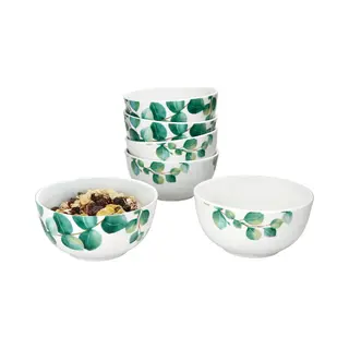 MamboCat Set Van 6 Graankommen 14cm Eucalyptus Wit