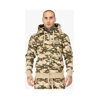 Benlee Frasen Kapuzensweatjacke Mit Reißverschluss Normale Passform Camo Desert-Xl