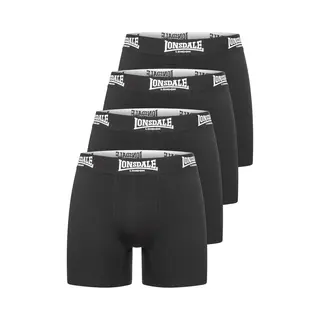 Lonsdale West Challow Boxershorts Voor Heren, Zwart., M