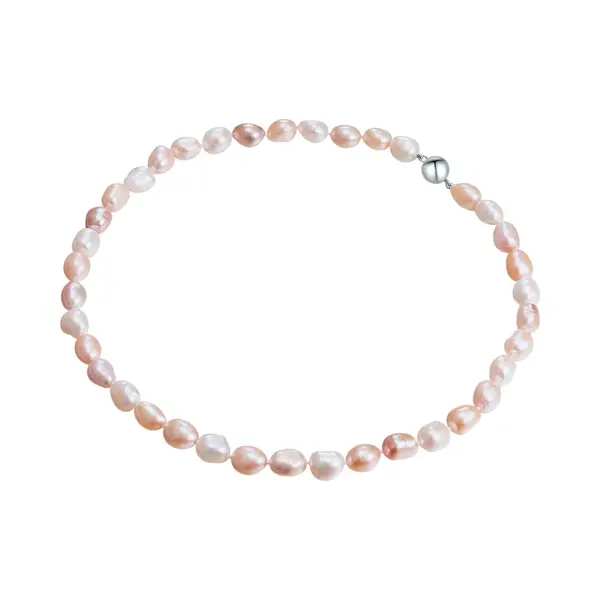 Valero Pearls Ketting Pink / Zilver / Wit thumbnail
