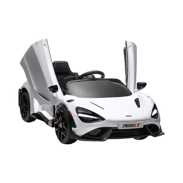 Aiyaplay Elektrische Kinderauto Kunststof, Metaal 113L X 68B X 44H Cm Wit thumbnail