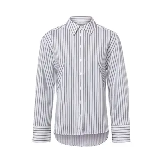 Opus Blouse 'Fapo' Donkerbruin / Offwhite