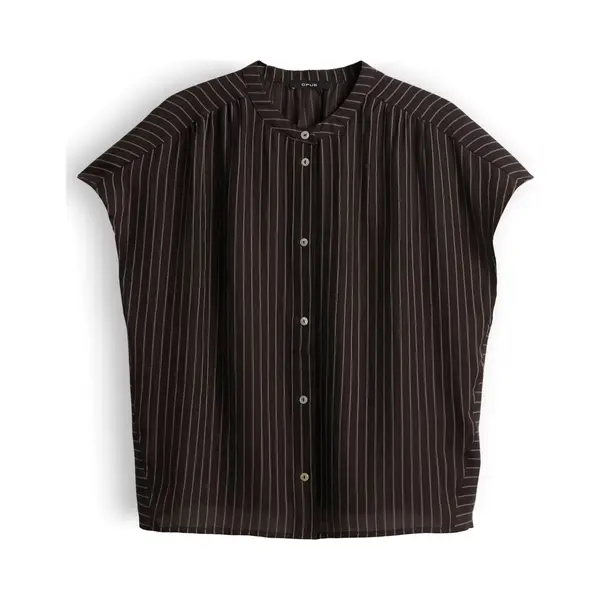 Opus Blouse 'Friepe' Sand / Bruin thumbnail