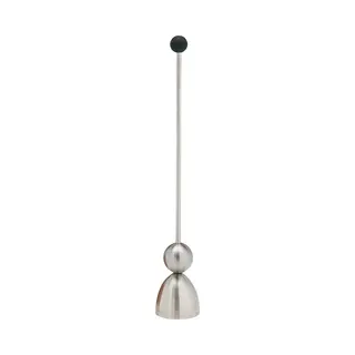 Take2 Take 2 Clack Ei-onttopper Met Zwarte Rubberbal - Rvs