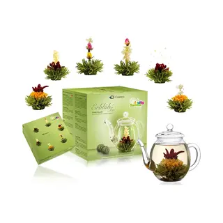 Creano Teekanne Creano Teeblumen Mix - Geschenkset Erblühtee Weißtee Und Grüntee Uvm