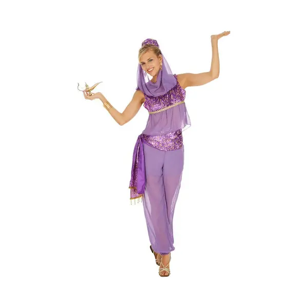 Dressforfun Vrouwenkostuum - Betoverende Oosterse Dame - Chiffon En Satijn thumbnail