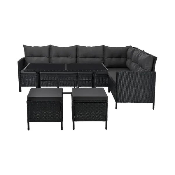 Juskys Polyrattan Lounge Manacor thumbnail