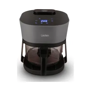 Lauben Glas & StoomHot Air Fryer 4500BG LBAFMGSAF45BA, Friteuse, Zwart